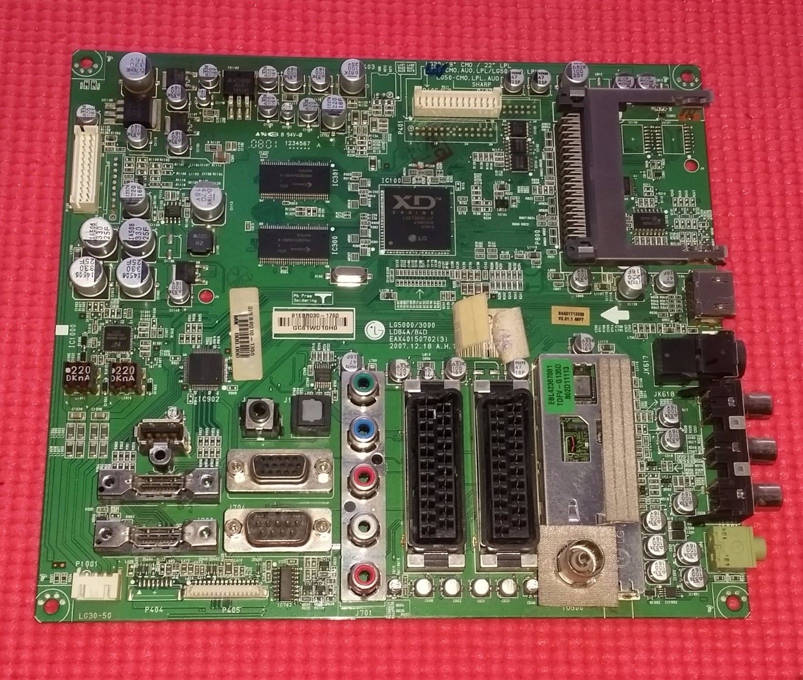 HAUPTBOARD FÜR LG 32LG5000 32 "LCD TV EAX40150702 (3) EBR4358120